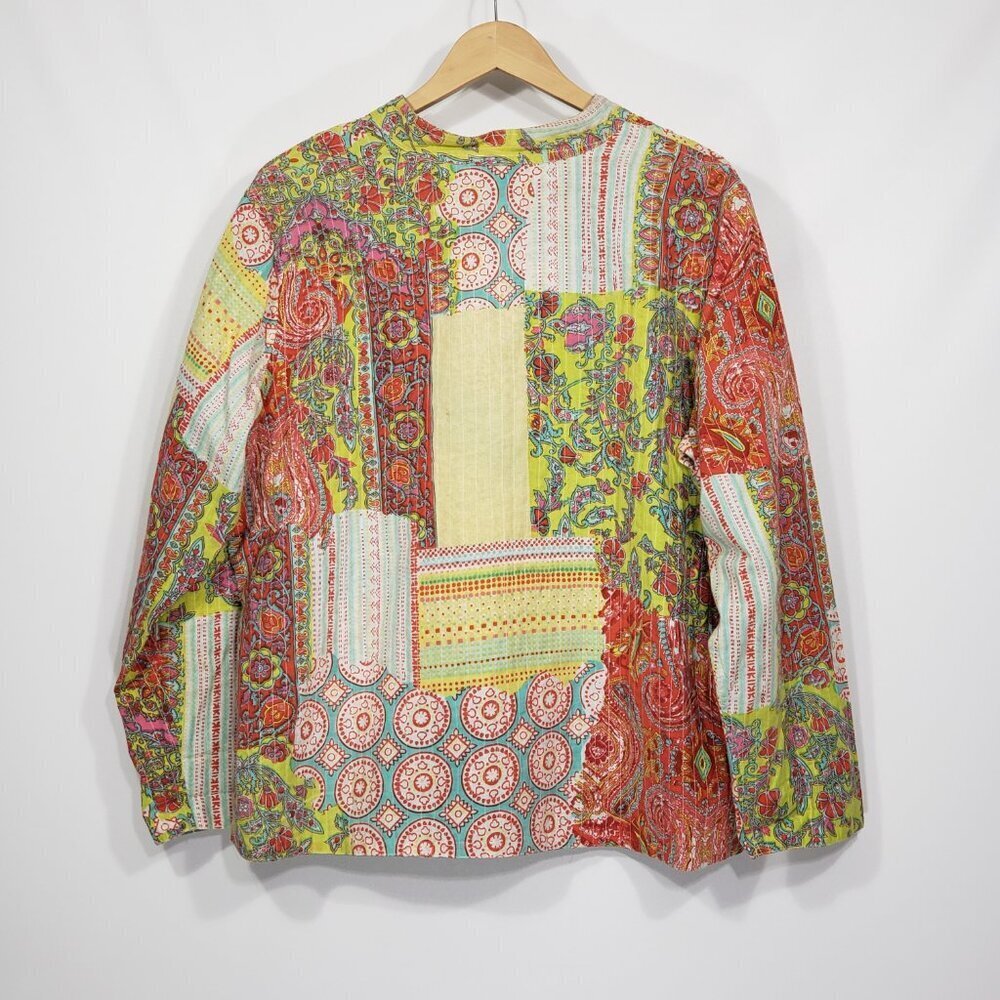 Choices Floral Patchwork Pattern Reversable Light… - image 3